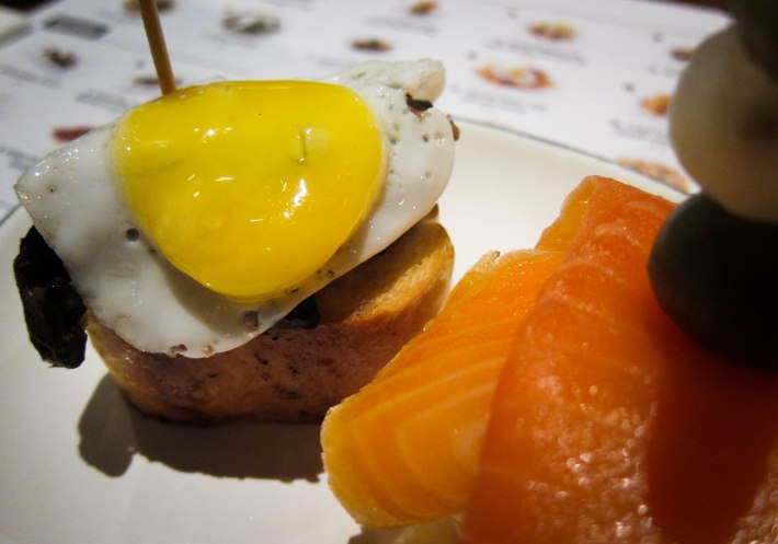 District 10 Sauteed Mushroom with Quail Egg
