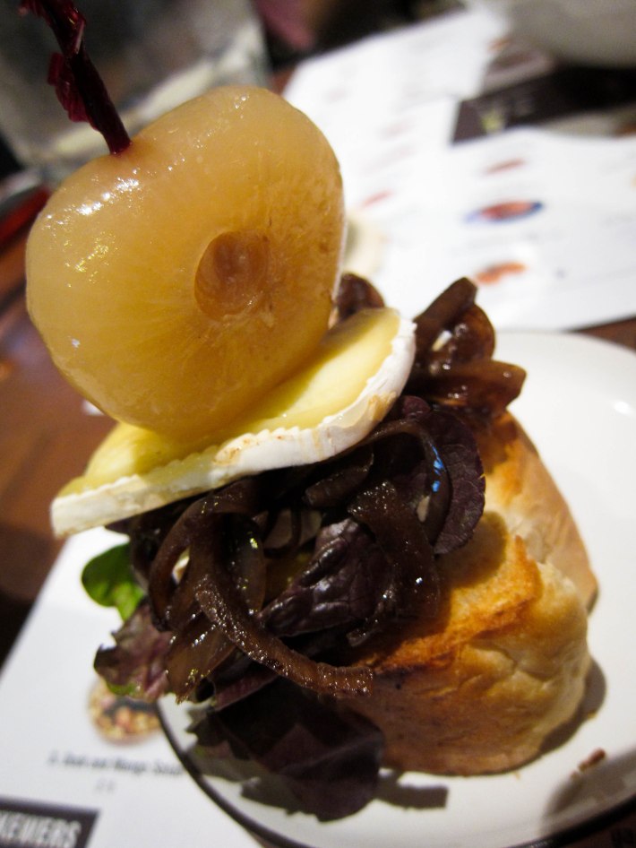 District 10 Brie Cheese with Caramelised Onion