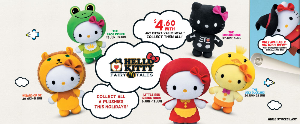 Hello Kitty Fairy Tales Plush Toy @ McDonald's (Valid from 30 May