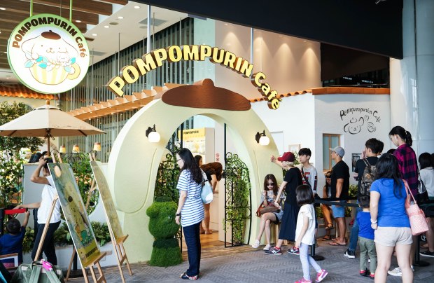 Pompompurin Cafe Singapore