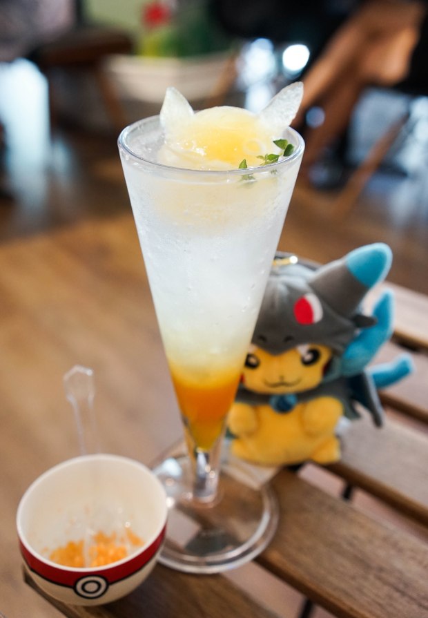 Pokemon Cafe Singapore Pop Up Volt Tackle Soda 