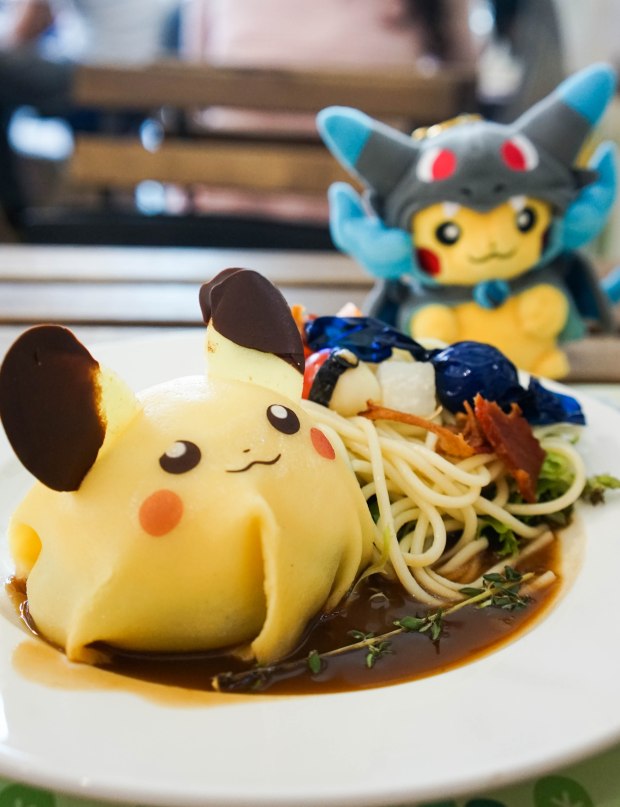Pokemon Cafe Singapore Pop Up Battle on Pikachu!