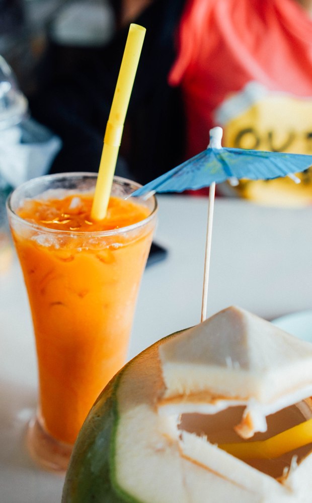 No. 6 Restaurant Patong Phuket Thai Iced Milk Tea