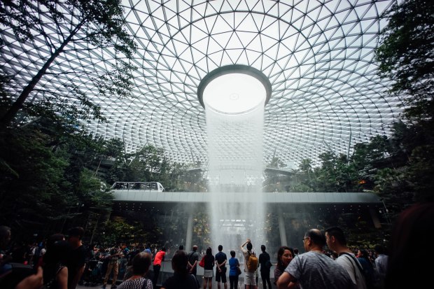jewel-changi-airport-hsbc-rain-vortex-first-floor