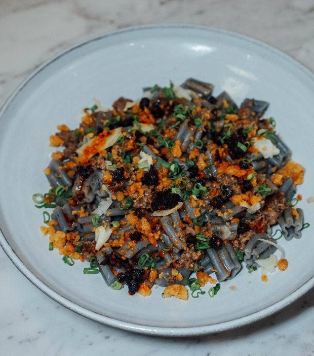 pasta-supremo-minced-black-bean-sausage-ragu