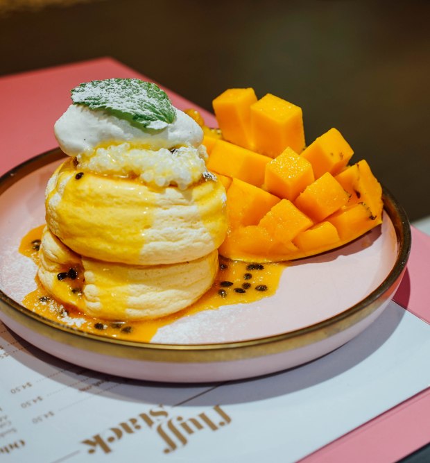 fluff-stack-mango-passionfruit-souffle-pancakes