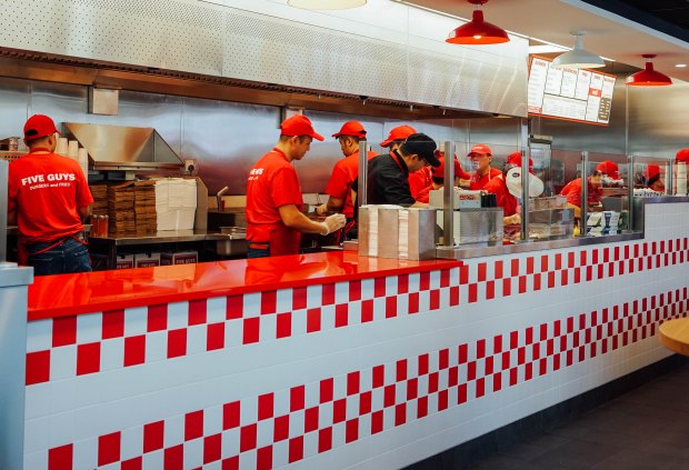 five-guys-singapore-counter