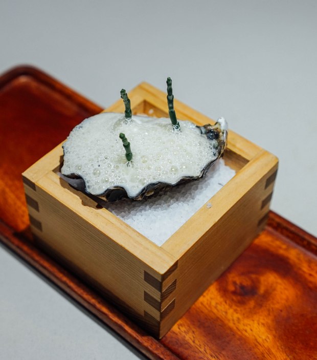 lerouy-David Herve Oyster : Green Curry : Coconut