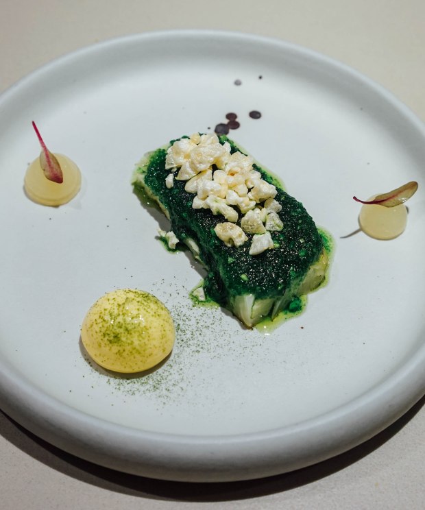 lerouy-Salt Baked Cabbage | Ancholade | Lardo | Lime