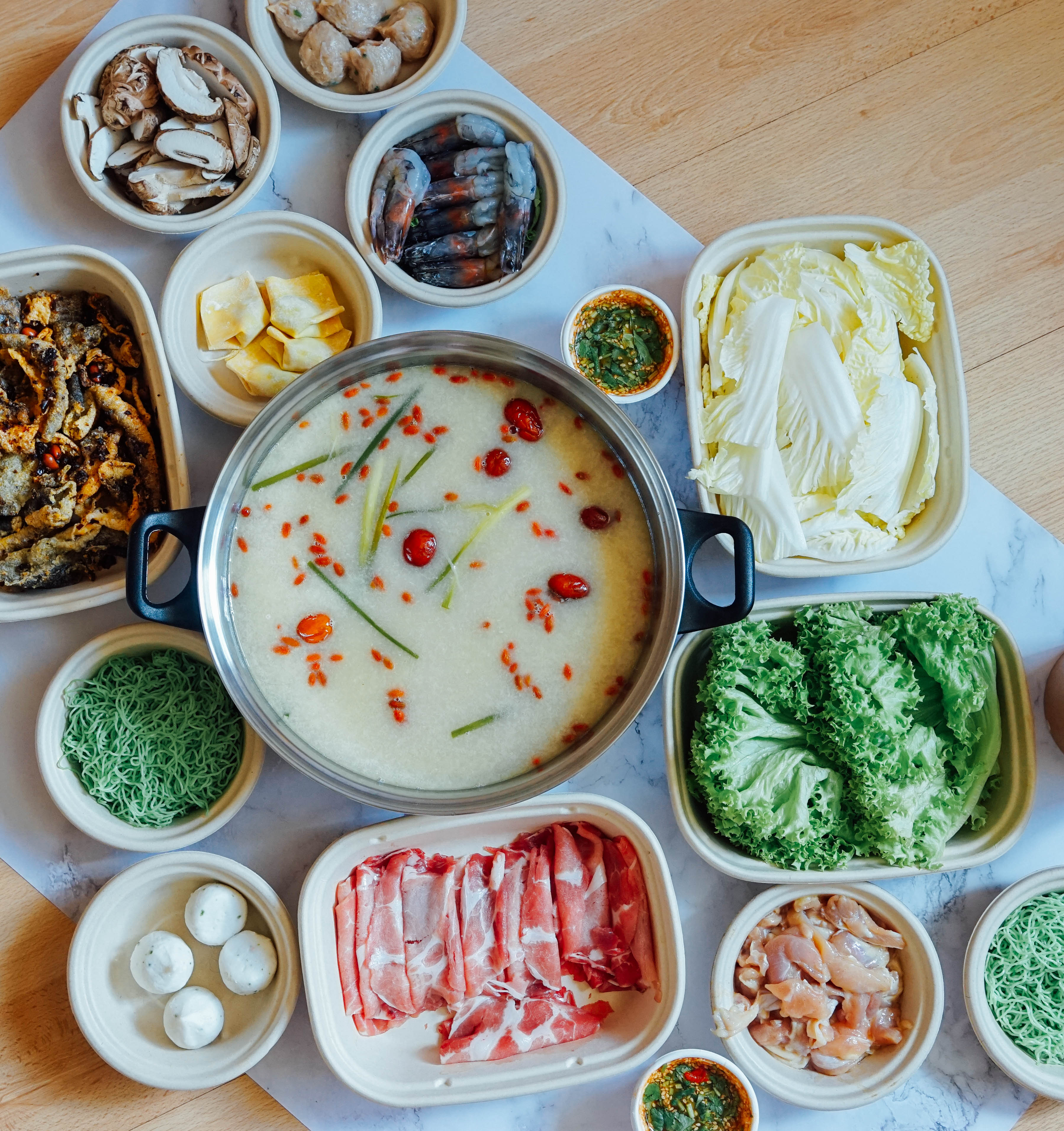 Raca Raca Hot Pot COCA Singapore Hotpot for Four – Double-Broth Indulgence with ...
