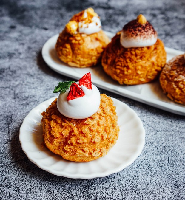 cafe-coco-choux-puff-strawberry-basil