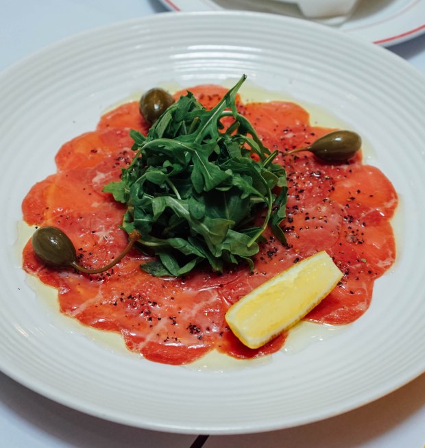 L'Entrecôte-duxton-hill-beef-carpaccio